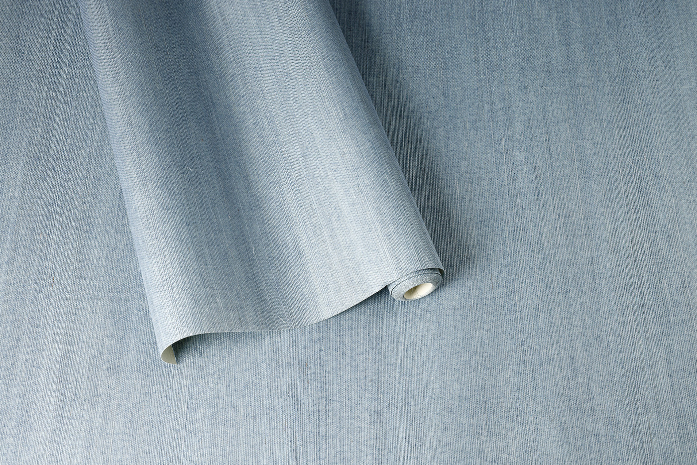 Behind Blue Eyes - Navy Sisal Wallpaper