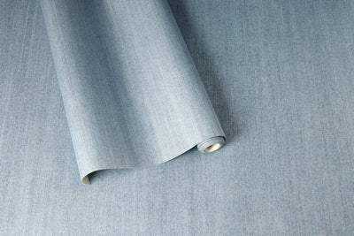 Behind Blue Eyes - Navy Sisal Wallpaper