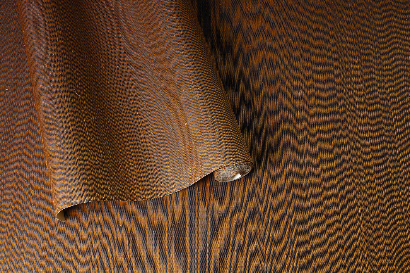 Brownie Mousse - Light Brown Highlighted Sisal Wallpaper