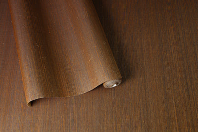 Brownie Mousse - Light Brown Highlighted Sisal Wallpaper