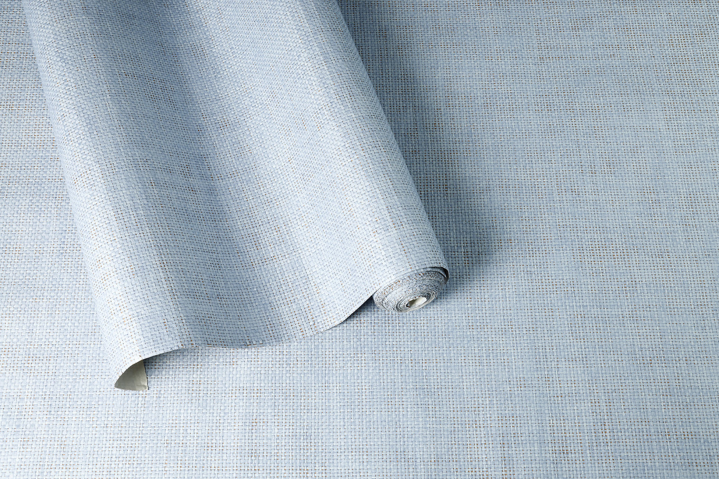 Cloudy Sky - Light Blue Paperweave Wallpaper