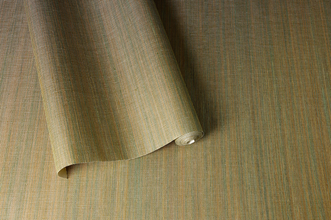 Olive You - Green Sisal Wallpaper