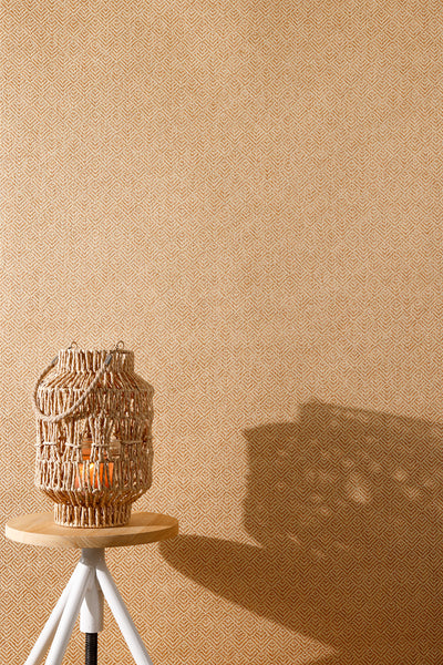 Inspired by the warm, inviting texture of a classic carpet, On the Carpet wallpaper brings that same soft, tactile charm straight to your walls. Crafted from sustainable paper, its gentle weave pattern evokes the look and feel of a finely woven rug—without any vacuuming required. The result is a subtle yet luxurious backdrop that adds depth and warmth to any space, whether you’re aiming for contemporary minimalism or timeless elegance.