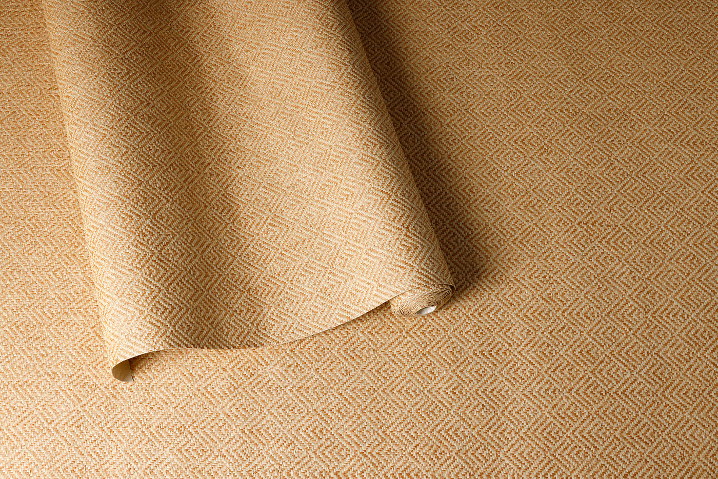 On The Carpet - Brown and Beige Paperweave Wallpaper