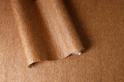 Some Black Some Brown - a mix of Brown and Black Coloured Paperweave Wallpaper