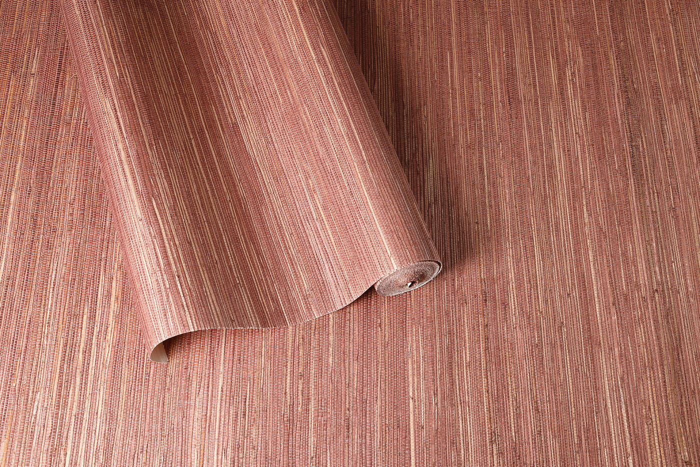 Wood Rocket - Brown Woven Seagrass Wallpaper