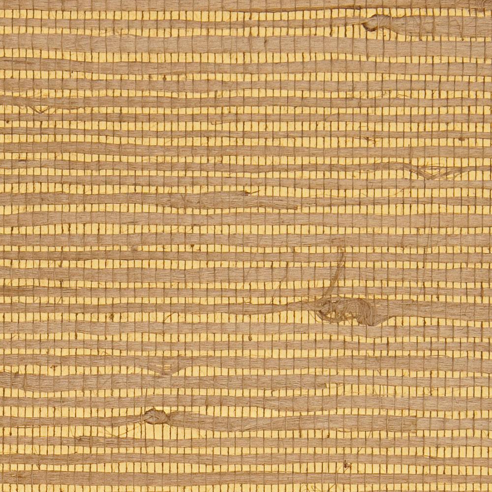 Jute on Gold Wallpaper